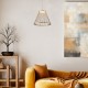 VENTI-PENDANT LAMP BRUSHED GREY/LIGHT CHAMPANE ALUMINIUM LED SMD 20W CCT SWITCH 1260LM IP20 Φ400x1500mm BD343400PGC
