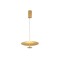 LOFTY- PENDANT LAMP SAND GOLD ALUMINIUM LED SMD 8W 2700Κ 560LM IP20 Φ300x1500mm BD379A300PGD