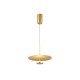 LOFTY- PENDANT LAMP SAND GOLD ALUMINIUM LED SMD 8W 2700Κ 560LM IP20 Φ300x1500mm BD379A300PGD