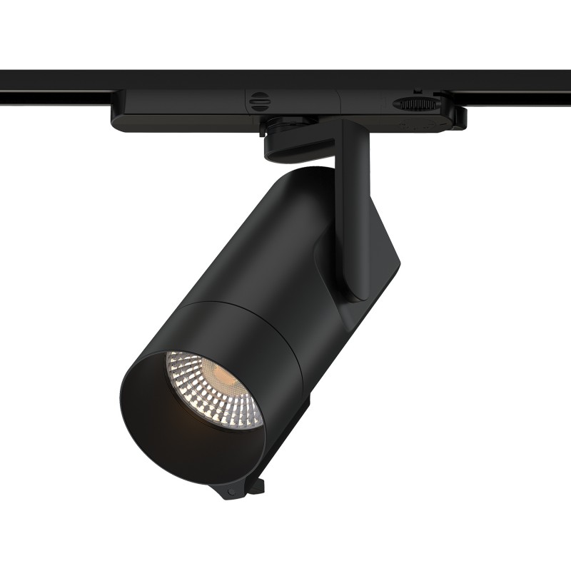 AI KANO TRACK SPOT BLACK ALUMINIUM WITH DUAL SENSOR 4 WIRES & BLUETOOTH 35W RGBW 220-240V 24° D80x181mm 4TR112D08