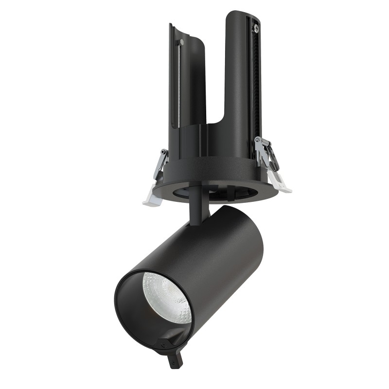 AI META II RECESSED BLACK ALUMINUM SPOT WITH DUAL SENSOR & BLUETOOTH 15W CCT 220–240V 36° D70×135mm 4TR096D41