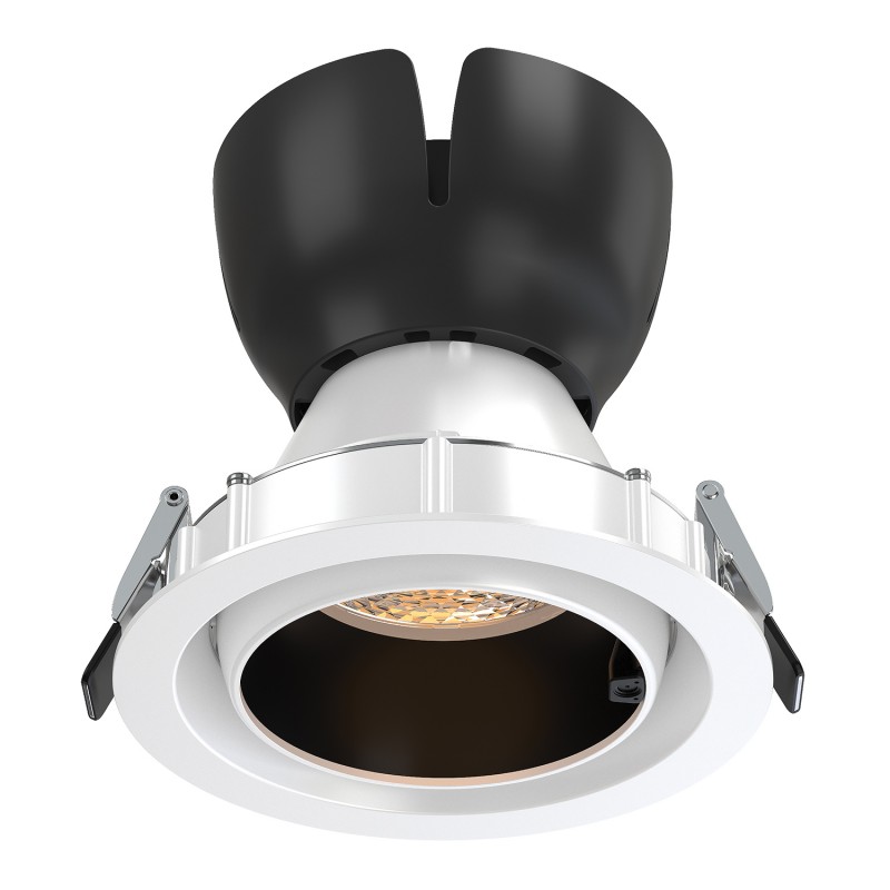 AI LUKA DOWNLIGHT BLACK ALUMINUM WITH SINGLE SENSOR & BLUETOOTH 30W RGBW 220–240V 24° D135 × 128mm 4GR010D06