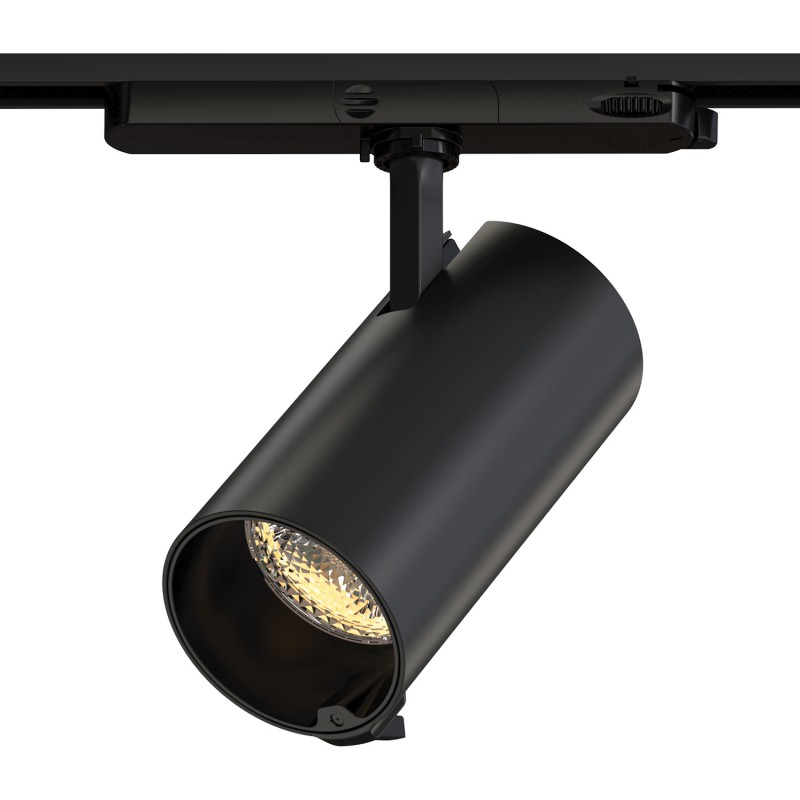 AI META II TRACK BLACK ALUMINIUM SPOT WITH DUAL SENSOR 4 WIRES & BLUETOOTH 15W RGBW 220-240V 36° D70x135mm 4TR096D61