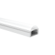 WALL MOUNTED ALUMINUM PROFILE FOCUS P2LAU 60° WITH SEMI-CLEAR PC DIFFUSER 2m/pc P2LAU