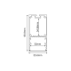 NERI ALUMINUM PROFILE WITH OPAL COVER 3m/pc P210U