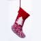 XMAS STOCKING RED COLOR DECORATIVE (TREE) 20 46cm X071276