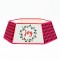 XMAS TREE HEXAGONAL COLLAR JOY DECORATIVE RED COLOR 76,2 61 24cm X072585