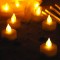 SET TEA LIGHTS 4 LED DECORATIVE WW BATT 4 CR2032(NOT INCL) IP20 DIAM 3,5cm  H 3,8cm X1341626