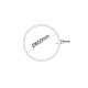 OLAN SAND BLACK CIRCULAR ALUMINUM PROFILE WITH PC OPAL DIFFUSER Φ600MM P3906C