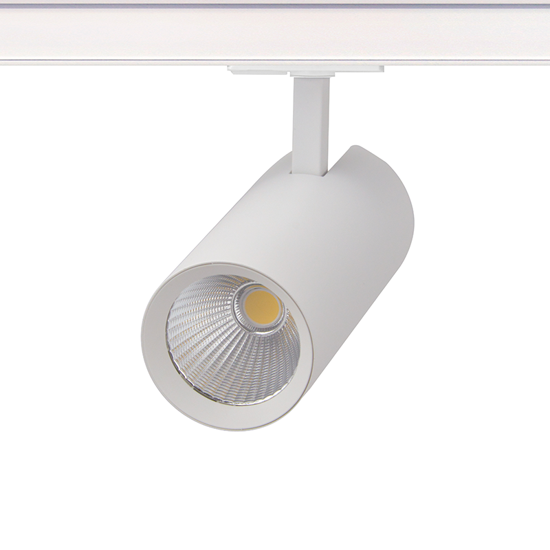 ΑΜΜΩΔΕΣ ΛΕΥΚΟ LED ΣΠΟΤ ΡΑΓΑΣ 27W 4000K 1-PHASE 36° 3150LM 230V AC Ra80 Φ74 170MM 5YRS SOLINE2740W2
