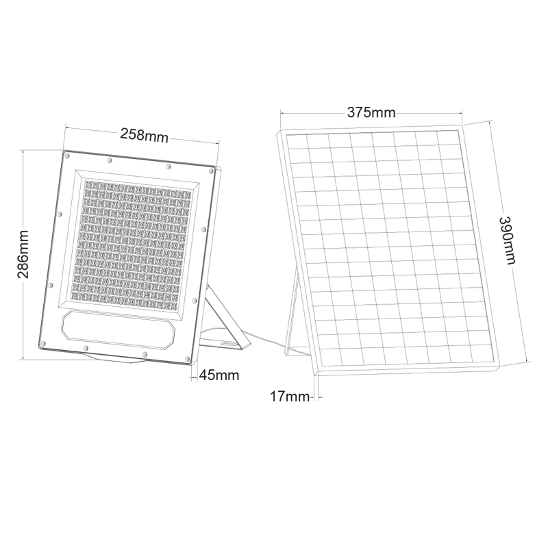 SOLAR SMD LED FLOOD LIGHT 240W 4000K IP66 90° Ra80 2YEARS GUARANTEE FLARE24040 SOLAR SMD LED FLOOD LIGHT 240W 4000K IP66 90° Ra80 2YEARS GUARANTEE FLARE24040