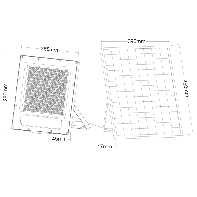 SOLAR SMD LED FLOOD LIGHT 300W 4000K IP66 90° Ra80 2YEARS GUARANTEE FLARE30040 SOLAR SMD LED FLOOD LIGHT 300W 4000K IP66 90° Ra80 2YEARS GUARANTEE FLARE30040