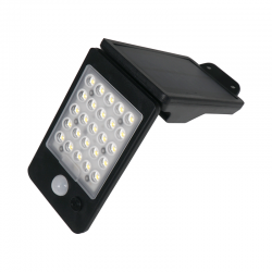 SOLAR SENSOR SMD LED WALL BLACK 2W 200Lm 4000K IP65 120° ELISA2B SOLAR SENSOR SMD LED WALL BLACK 2W 200Lm 4000K IP65 120° ELISA2B