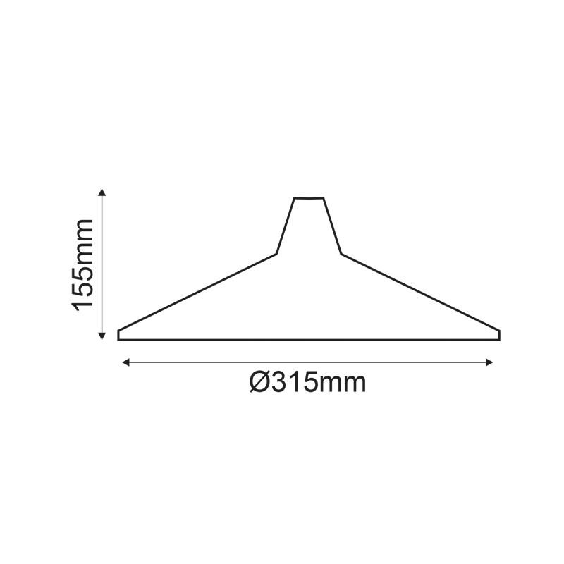 REFLECTOR FOR LUMINAIRE AC.1124 AC.11241
