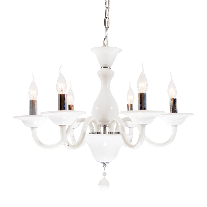NETTO PENDANT 6X40W E14 D93 H65 H120 WHITE CX10176P