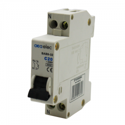 MCB 1P+N C20 3KA 1M DY02080004 MCB 1P+N C20 3KA 1M DY02080004