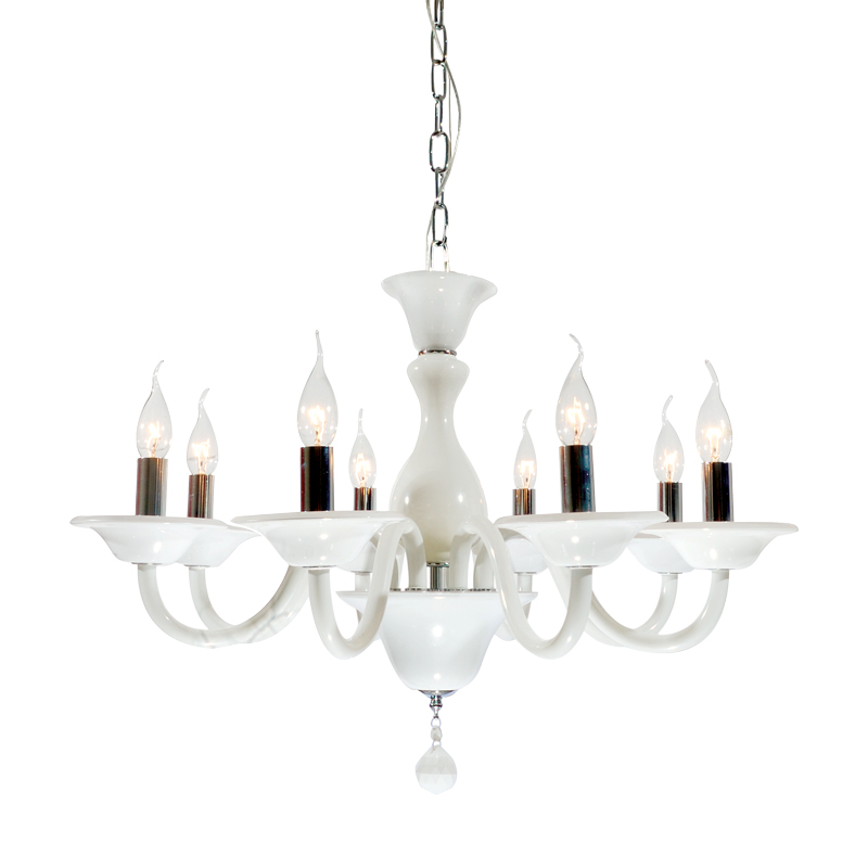 NETTO PENDANT 8Χ40W E14 D93 WHITE CX10178P