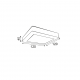 NETTO SQUARE NM CEIL.LED SLIMPANEL 8W 6000K 520Lm230V 120X120 Ra80 NIKI860SNM