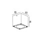 NETTO LED SURFACE SPOT230V 1X7W 373Lm 3000K 19° ANCO SQUARE HI2386 NETTO LED SURFACE SPOT230V 1X7W 373Lm 3000K 19° ANCO SQUARE HI2386