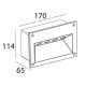 NETTO DOWN 4X1W P.LED IP65 HI2582