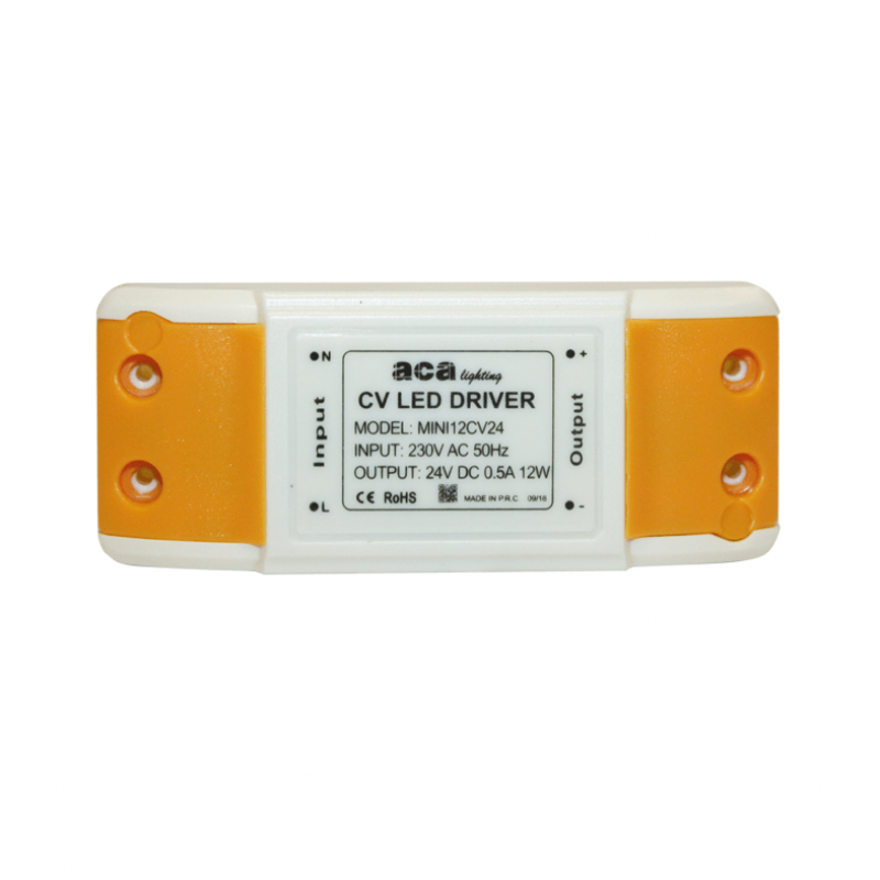 NETTO MINI PLASTIC 12W CV LED DRIVER 230V-24V 0.5A IP20 MINI12CV24 NETTO MINI PLASTIC 12W CV LED DRIVER 230V-24V 0.5A IP20 MINI12CV24