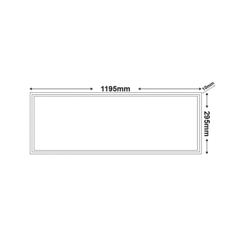 NETTO LED PANEL 36W 295X1195X50mm 3000K 3100Lm 230V AC Ra80 LUCIA301203630 NETTO LED PANEL 36W 295X1195X50mm 3000K 3100Lm 230V AC Ra80 LUCIA301203630