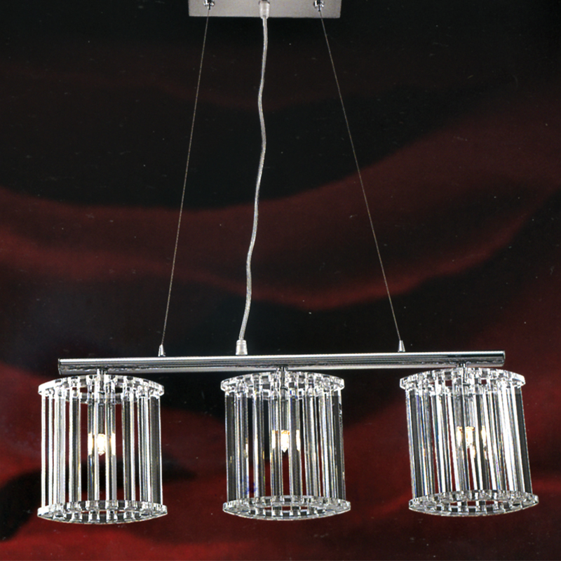 NETTO # 3 LIGHTS G9 40W TRACK CRYSTAL STICK MD611093C