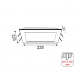 NETTO LED SQUARE PC SLIM PANEL 20W 3000K 1440Lm230V 225X225 Ra80 MARA2030SW NETTO LED SQUARE PC SLIM PANEL 20W 3000K 1440Lm230V 225X225 Ra80 MARA2030SW