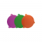 SET OF GREEN, PURLE, ORANGE COVERS FOR KERT LIGHT KERTCOV