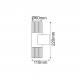 NETTO UP-DOWN CLEAR 2W LED 3000K 230V GREY HA5504A NETTO UP-DOWN CLEAR 2W LED 3000K 230V GREY HA5504A
