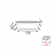 NETTO LED SQUARE PC SLIM PANEL 8W 3000K 490Lm 230V 120X120 Ra80 MARA830SNM