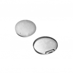 NETTO SET OF SILVER PLASTIC CAPS FOR PROFILE P120 EP120 NETTO SET OF SILVER PLASTIC CAPS FOR PROFILE P120 EP120