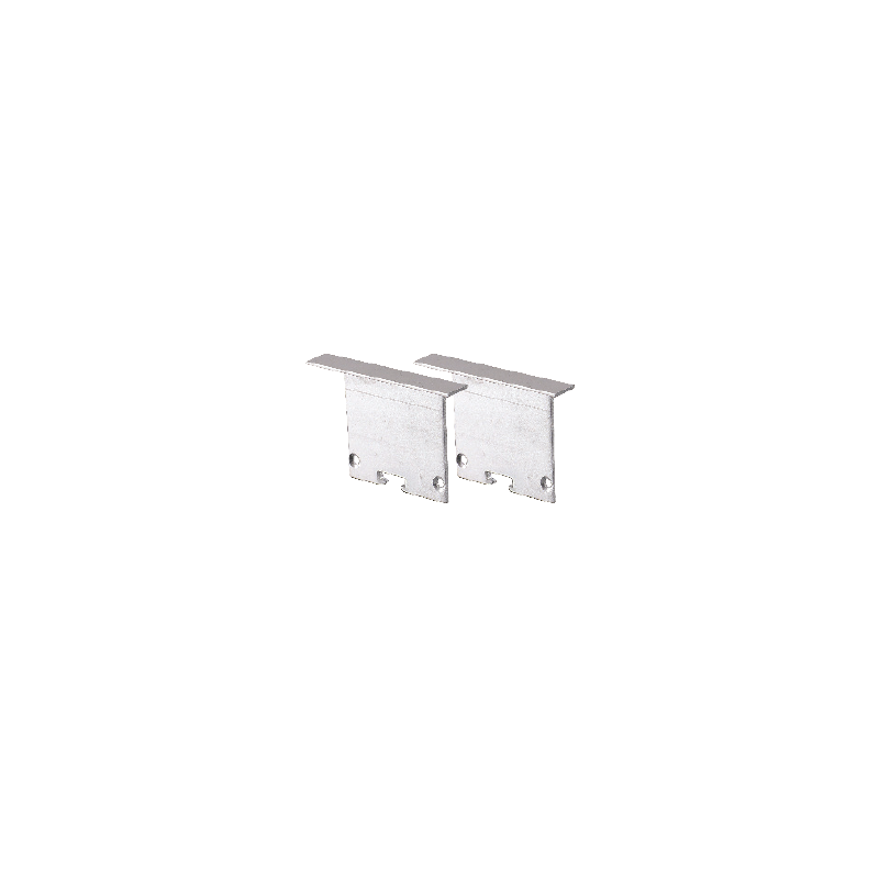 SET OF METAL END CAPS FOR P210, 2 PCS WITHOUT HOLE EP211