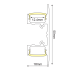 UPDOWN ALUMINUM PROFILE P50N WITH OPAL PC DIFFUSER 2m/pc P50N UPDOWN ALUMINUM PROFILE P50N WITH OPAL PC DIFFUSER 2m/pc P50N