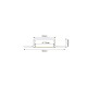 TEXA ALUMINUM PROFILE WITH OPAL PC DIFFUSER 2m/pc P234