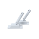 ROOFPATH SET OF 2PCS WHITE BASE HOLDER WITH 45° ADJUSTABLE ROD ROPAW ROOFPATH SET OF 2PCS WHITE BASE HOLDER WITH 45° ADJUSTABLE ROD ROPAW