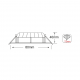 NETTO SQUARE WHITE MOV. LED SPOT 6W 3000K 410Lm COB 230V 60° Ra80 THEROC630S