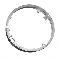 NETTO SILVER ROUND PLASTIC CEILING FRAME FOR STHERON8R SCH8R