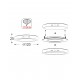 NETTO SILVER LED ROUND PC SLIM PANEL 8W 6000K 520Lm 230V Φ120 Ra80 STHERON860R