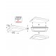 NETTO SILVER LED SQUARE SLIMPANEL 14W 6000K 998Lm230V 170X170 Ra80 STHERON1460S NETTO SILVER LED SQUARE SLIMPANEL 14W 6000K 998Lm230V 170X170 Ra80 STHERON1460S