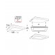 NETTO SILVER LED SQUARE SLIM PANEL 8W 3000K 490Lm230V 120X120Ra80 STHERON830S