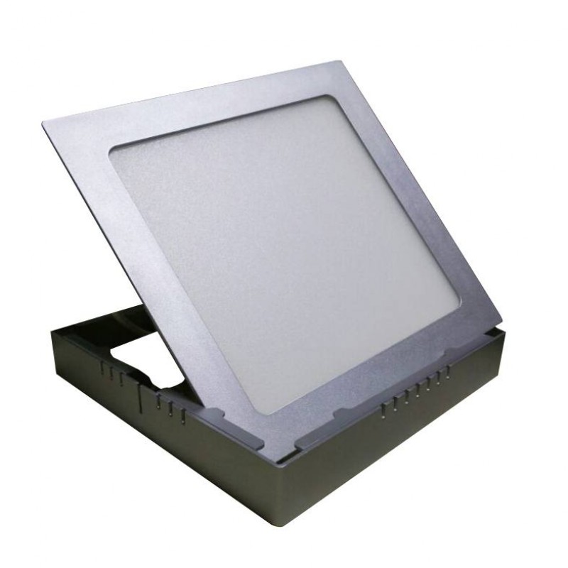 NETTO SILVER LED SQUARE SLIM PANEL 8W 3000K 490Lm230V 120X120Ra80 STHERON830S