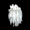 NETTO # 3-LIGHT WALL MOUNTED TWISTED GLASS WHITE G9 W38043W