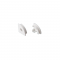 SET OF WHITE PLASTIC END CAPS FOR P151, 2PCS WITH HOLE EP161