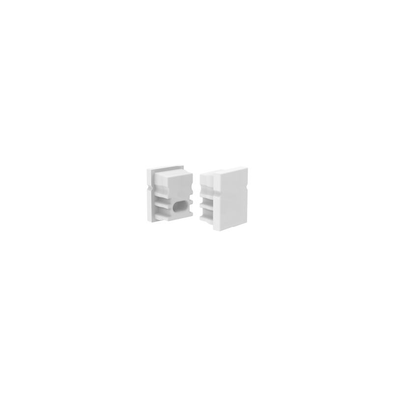 SET OF SILICON END CAPS FOR P144, 1 WITHOUT HOLE   1 WITH HOLE EP144