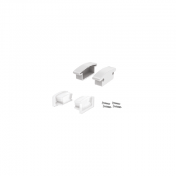 SET OF SILICON   PLASTIC END CAPS FOR P147, 2 WITHOUT HOLE   2 WITH HOLE EP147