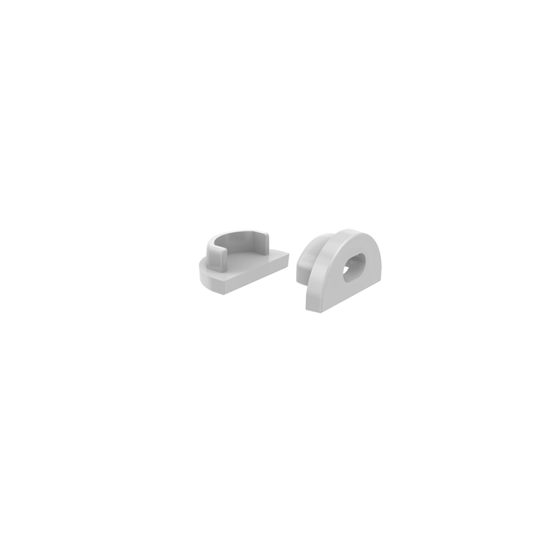 SET OF GREY PLASTIC END CAPS FOR P172, 1 WITHOUT HOLE 1 WITH HOLE EP172 SET OF GREY PLASTIC END CAPS FOR P172, 1 WITHOUT HOLE 1 WITH HOLE EP172