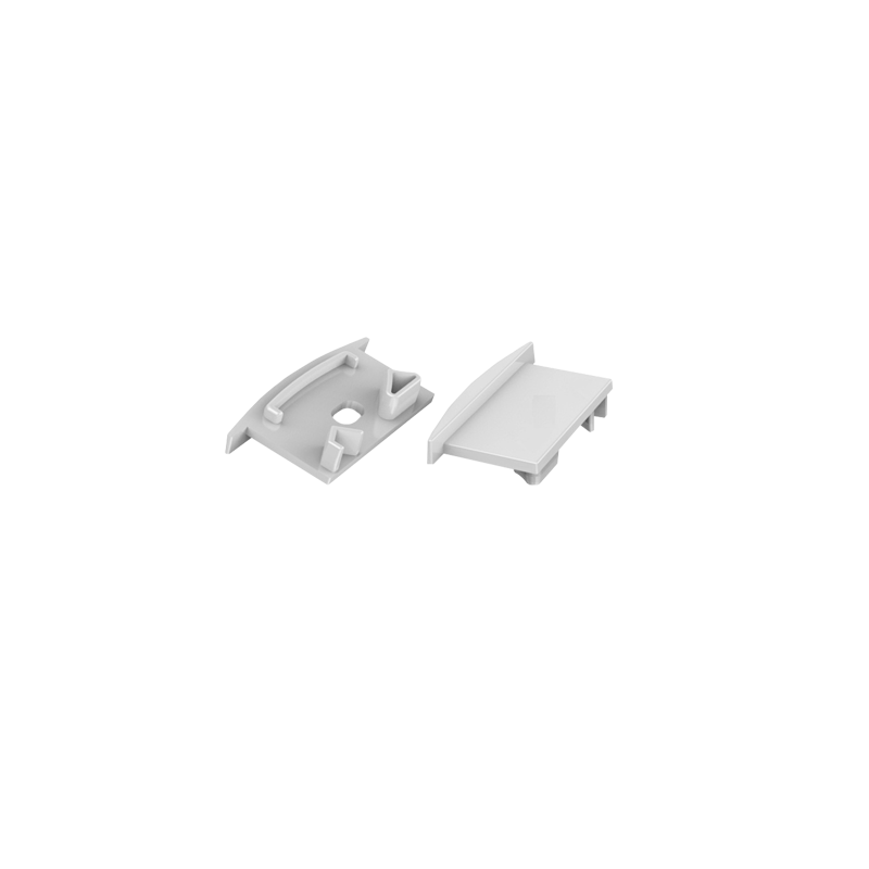 SET OF GREY PLASTIC END CAPS FOR P191, 1 WITHOUT HOLE 1 WITH HOLE EP191 SET OF GREY PLASTIC END CAPS FOR P191, 1 WITHOUT HOLE 1 WITH HOLE EP191