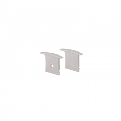 SET OF GREY PLASTIC END CAPS FOR P171, 1PC WITH HOLE 1PC WITHOUT HOLE EP171 SET OF GREY PLASTIC END CAPS FOR P171, 1PC WITH HOLE 1PC WITHOUT HOLE EP171