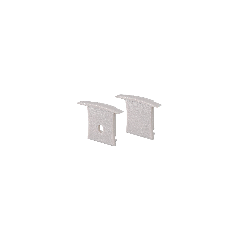 SET OF GREY PLASTIC END CAPS FOR P171, 1PC WITH HOLE 1PC WITHOUT HOLE EP171 SET OF GREY PLASTIC END CAPS FOR P171, 1PC WITH HOLE 1PC WITHOUT HOLE EP171